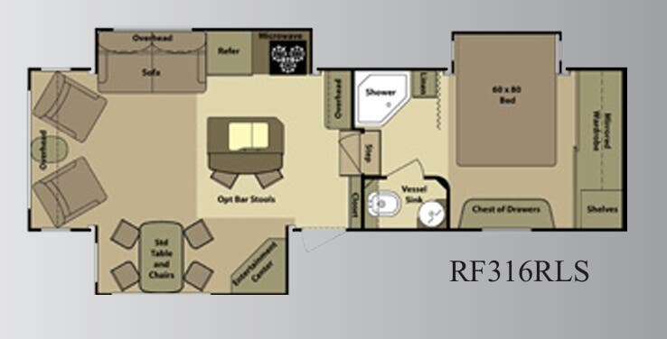 View 2011 Highland Ridge Open Range Roamer RF316RLS complete specs and manufacturer brochures