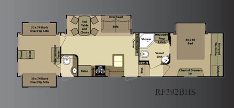 View 2011 Highland Ridge Open Range Roamer RF392BHS complete specs and manufacturer brochures