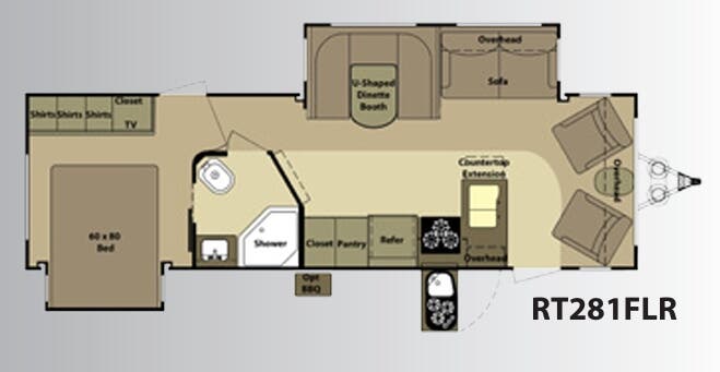 View 2011 Highland Ridge Open Range Roamer RT281FLR complete specs and manufacturer brochures