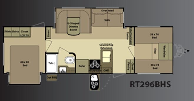 View 2011 Highland Ridge Open Range Roamer RT296BHS complete specs and manufacturer brochures