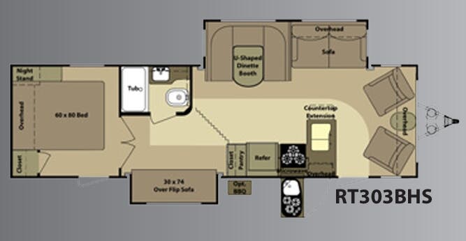 View 2011 Highland Ridge Open Range Roamer RT303BHS complete specs and manufacturer brochures