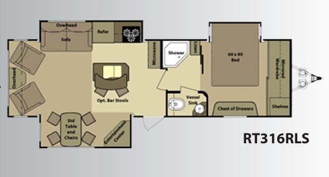 View 2011 Highland Ridge Open Range Roamer RT316RLS complete specs and manufacturer brochures
