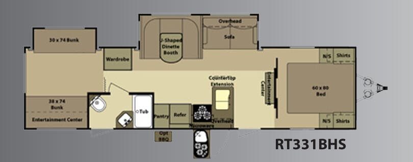 View 2011 Highland Ridge Open Range Roamer RT331BHS complete specs and manufacturer brochures