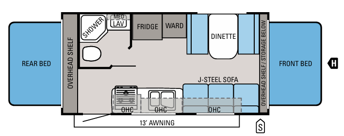 View 2011 Jayco Jay Feather Select X19H complete specs and manufacturer brochures