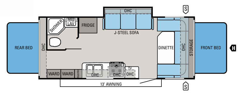View 2011 Jayco Jay Feather Select X23B complete specs and manufacturer brochures