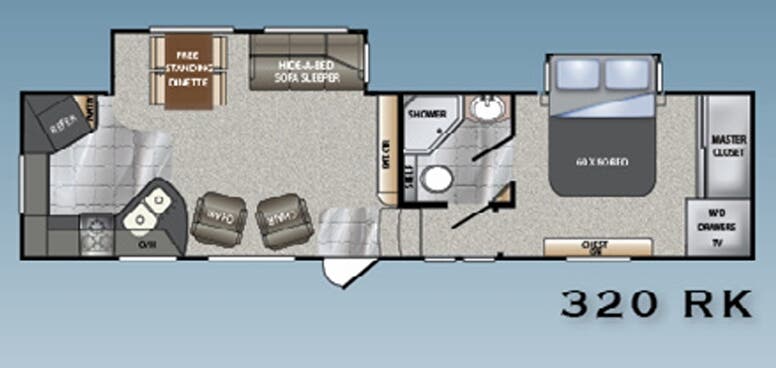 View 2011 Keystone Avalanche 320RK complete specs and manufacturer brochures