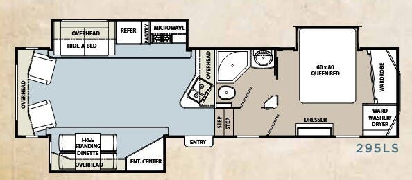 View 2012 Coachmen Brookstone Ruby 295LS complete specs and manufacturer brochures