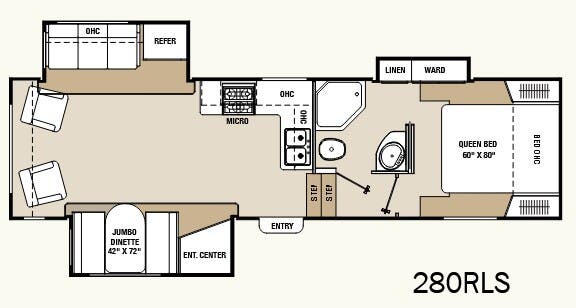 View 2012 Coachmen Chaparral Lite 280RLS complete specs and manufacturer brochures