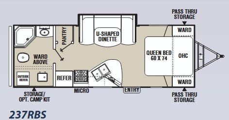 View 2012 Coachmen Freedom Express 237RBS complete specs and manufacturer brochures
