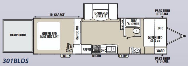 View 2012 Coachmen Freedom Express 301BLDS complete specs and manufacturer brochures