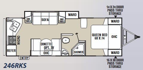 View 2012 Coachmen Freedom Express LTZ 246RKS complete specs and manufacturer brochures