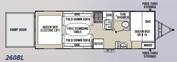 View 2012 Coachmen Freedom Express LTZ 260BL complete specs and manufacturer brochures