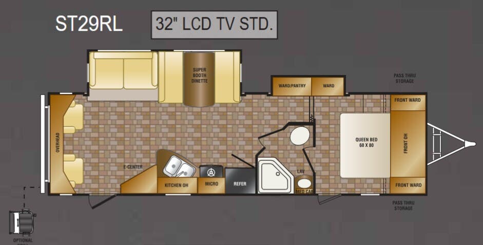 View 2012 CrossRoads Sunset Trail ST29RL complete specs and manufacturer brochures