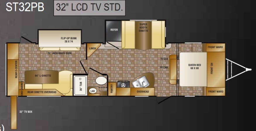 View 2012 CrossRoads Sunset Trail ST32PB complete specs and manufacturer brochures