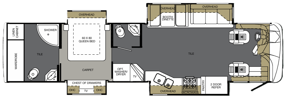 View 2012 Forest River Berkshire 390 RB complete specs and manufacturer brochures