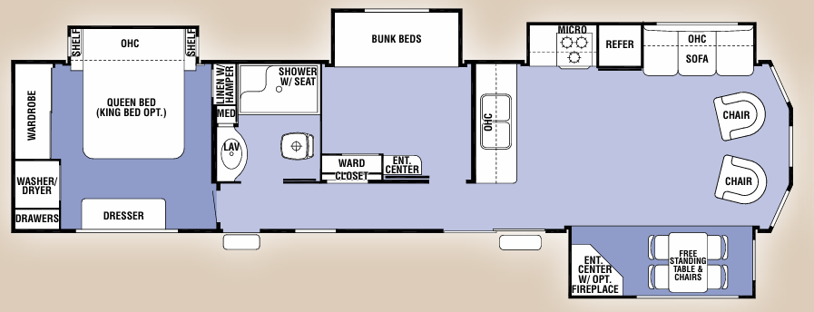 View 2012 Forest River Cedar Creek Cottage 40CB2 complete specs and manufacturer brochures
