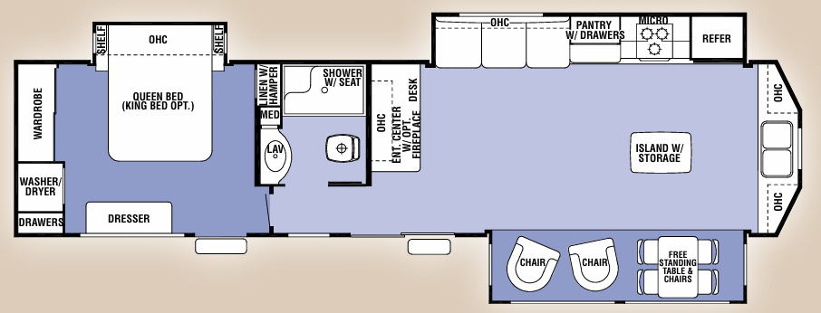 View 2012 Forest River Cedar Creek Cottage 40CFK complete specs and manufacturer brochures