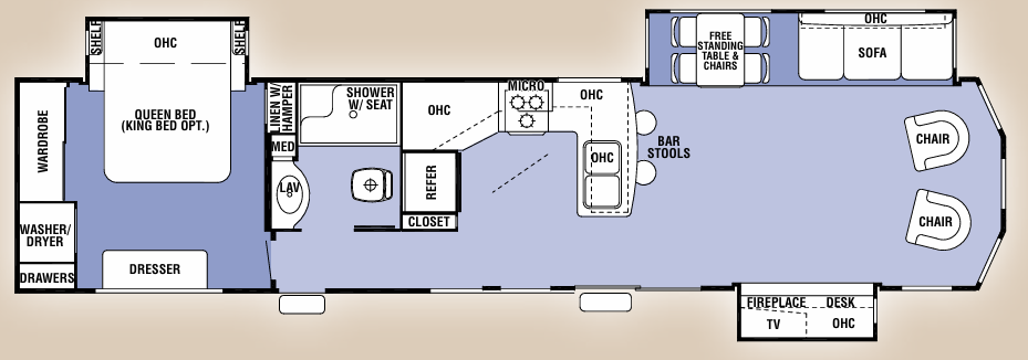 View 2012 Forest River Cedar Creek Cottage 40CFL complete specs and manufacturer brochures