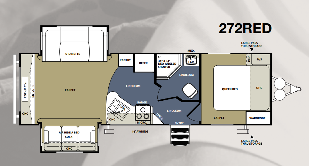 View 2012 Forest River Wildwood Heritage Glen Lite 272RED complete specs and manufacturer brochures