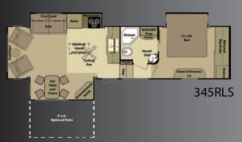 View 2012 Highland Ridge Open Range 345RLS complete specs and manufacturer brochures