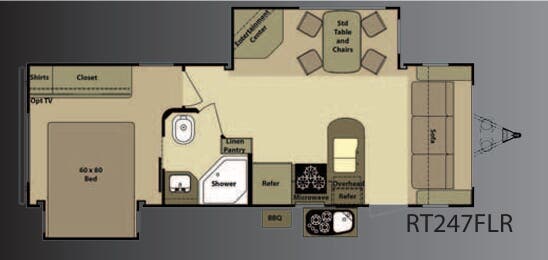View 2012 Highland Ridge Open Range Roamer RT247FLR complete specs and manufacturer brochures