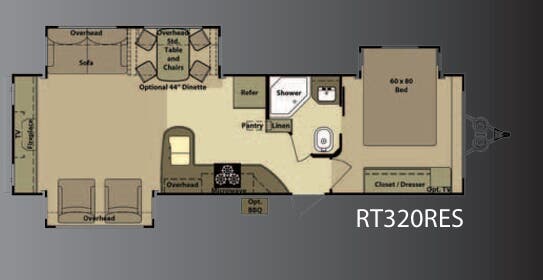 View 2012 Highland Ridge Open Range Roamer RT320RES complete specs and manufacturer brochures