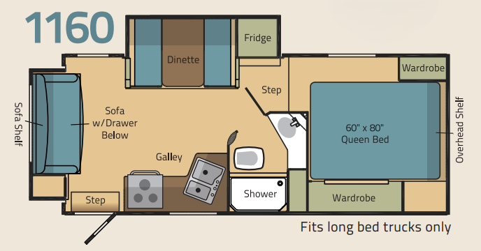 View 2013 Adventurer Eagle Cap 1160 complete specs and manufacturer brochures