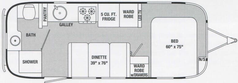 View 2013 Airstream International Serenity 23FB complete specs and manufacturer brochures