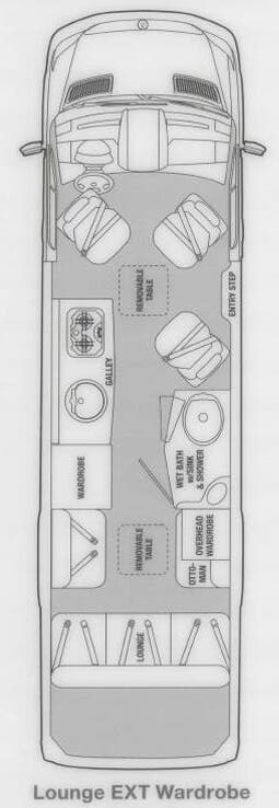 View 2013 Airstream Interstate Lounge EXT Wardrobe complete specs and manufacturer brochures