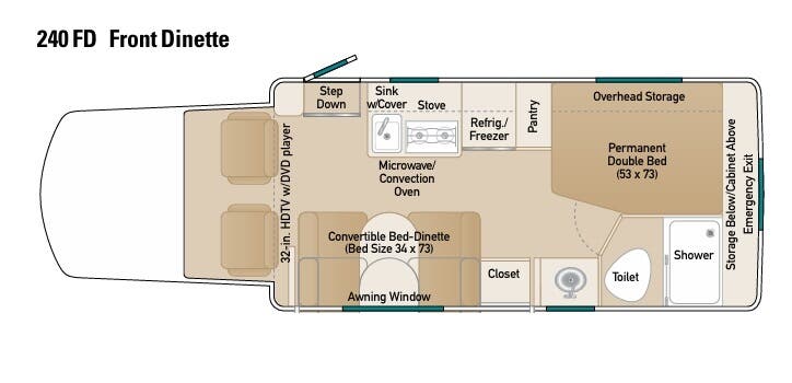 View 2013 Coach House Platinum II 240 FD complete specs and manufacturer brochures