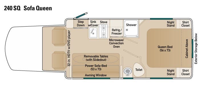 View 2013 Coach House Platinum II 240 SQ complete specs and manufacturer brochures