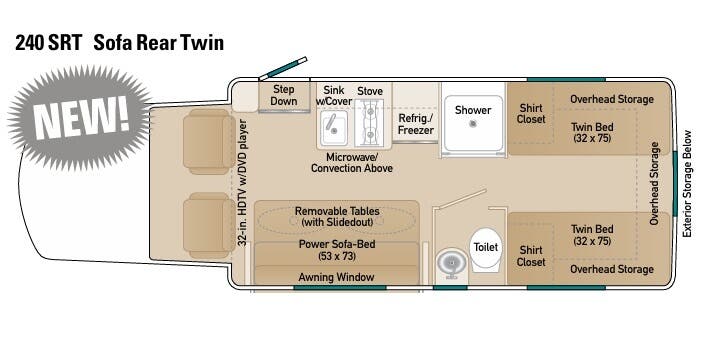 View 2013 Coach House Platinum II 240 SRT complete specs and manufacturer brochures