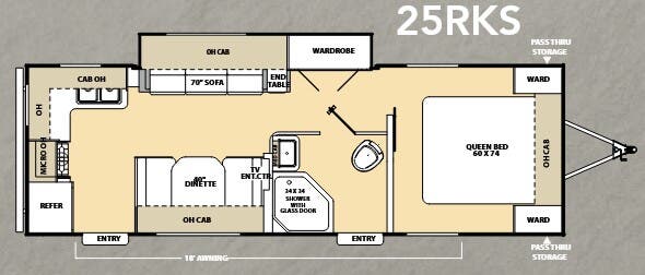 View 2013 Coachmen Catalina Deluxe 25RKS complete specs and manufacturer brochures