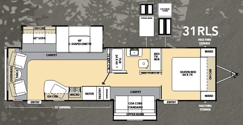 View 2013 Coachmen Catalina Deluxe 31RLS complete specs and manufacturer brochures
