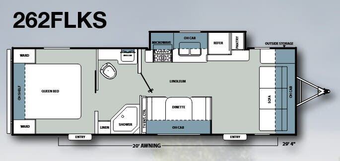 View 2013 Coachmen Catalina Santara 262FLKS complete specs and manufacturer brochures