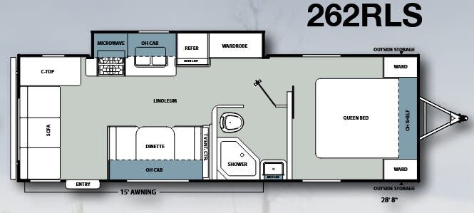 View 2013 Coachmen Catalina Santara 262RLS complete specs and manufacturer brochures