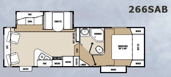 View 2013 Coachmen Chaparral Lite 266SAB complete specs and manufacturer brochures