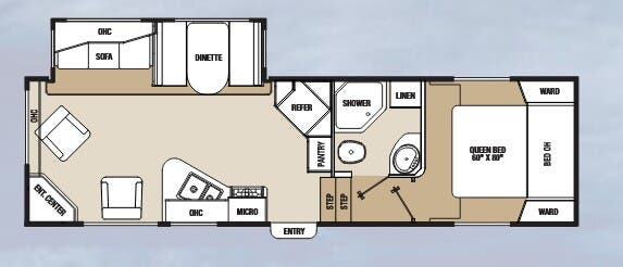 View 2013 Coachmen Chaparral Lite 274RLSA complete specs and manufacturer brochures