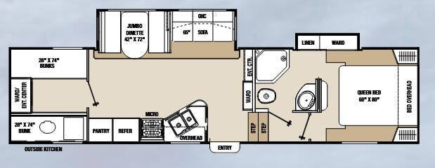 View 2013 Coachmen Chaparral Lite 279BHS complete specs and manufacturer brochures