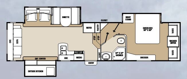 View 2013 Coachmen Chaparral Signature 327RLKS complete specs and manufacturer brochures