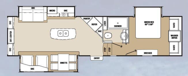 View 2013 Coachmen Chaparral Signature 331MKS complete specs and manufacturer brochures