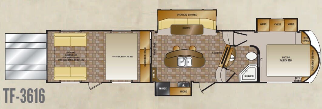 View 2013 CrossRoads Elevation TF-3616 complete specs and manufacturer brochures