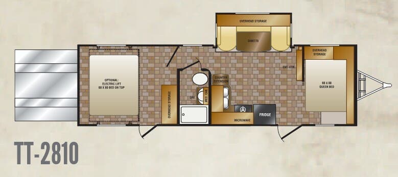 View 2013 CrossRoads Elevation TT-2810 complete specs and manufacturer brochures