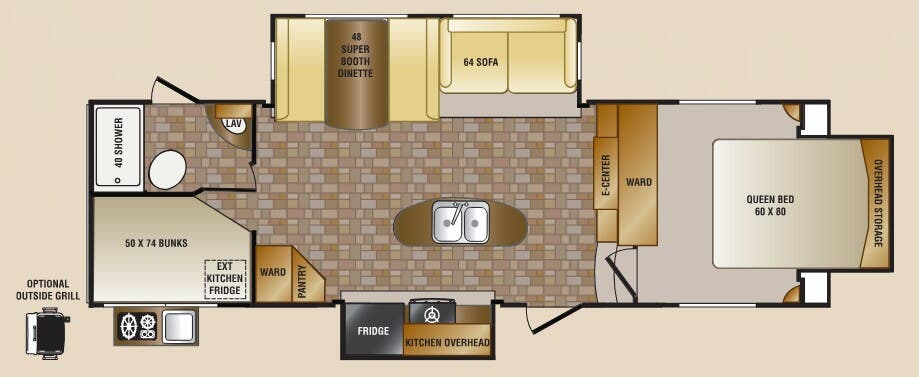View 2013 CrossRoads Sunset Trail Reserve SF28BH complete specs and manufacturer brochures