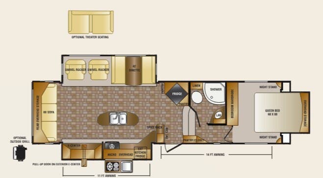 View 2013 CrossRoads Sunset Trail Reserve SF32RL complete specs and manufacturer brochures