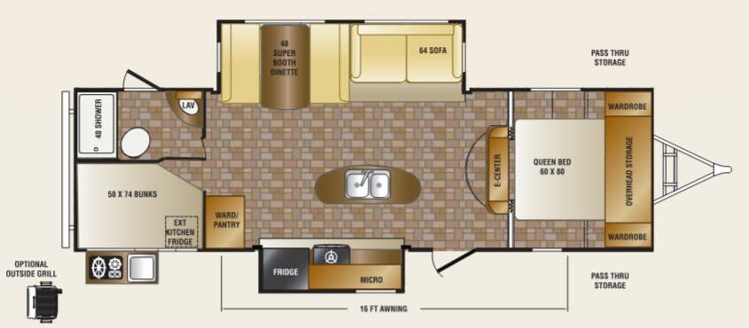 View 2013 CrossRoads Sunset Trail Reserve ST28BH complete specs and manufacturer brochures
