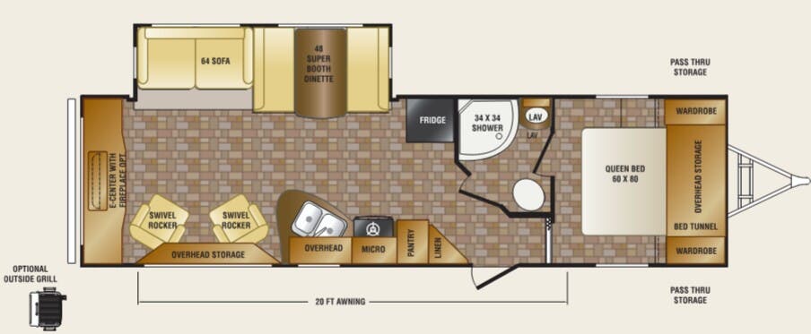 View 2013 CrossRoads Sunset Trail Reserve ST30RE complete specs and manufacturer brochures
