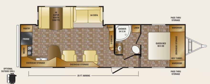 View 2013 CrossRoads Sunset Trail Reserve ST30RK complete specs and manufacturer brochures
