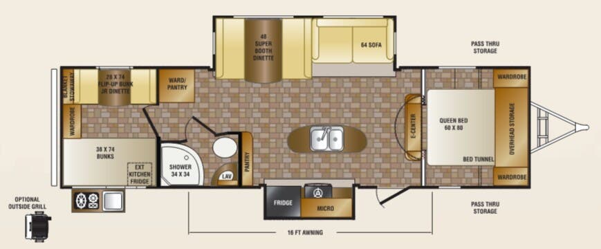 View 2013 CrossRoads Sunset Trail Reserve ST31SS complete specs and manufacturer brochures