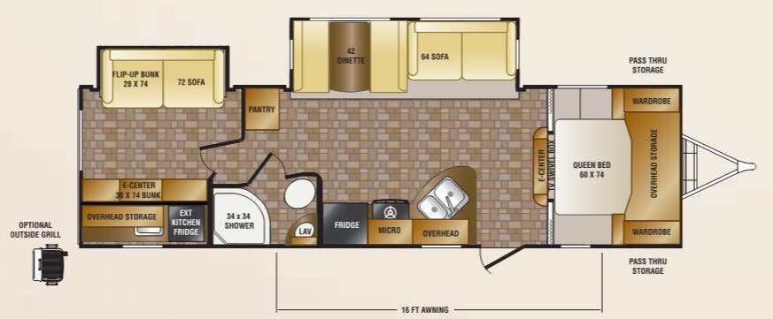 View 2013 CrossRoads Sunset Trail Super Lite ST300BH complete specs and manufacturer brochures